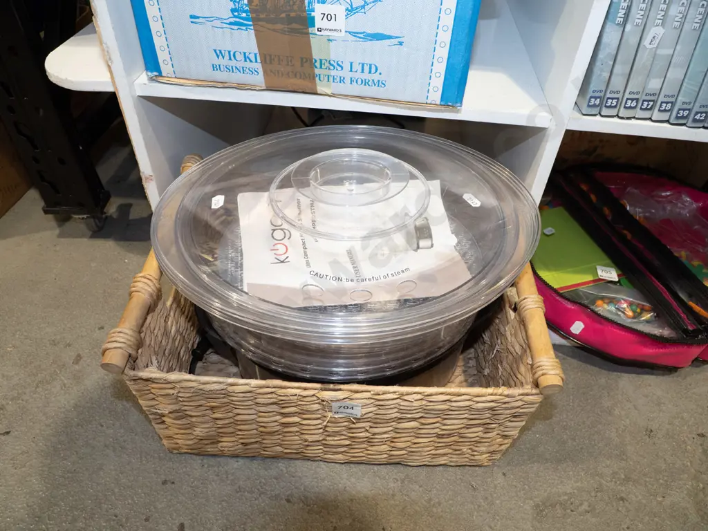 seagrass basket; food steamer Image 1++