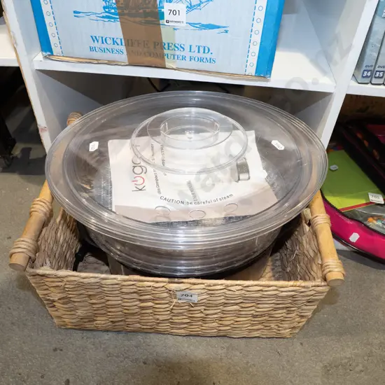 seagrass basket; food steamer