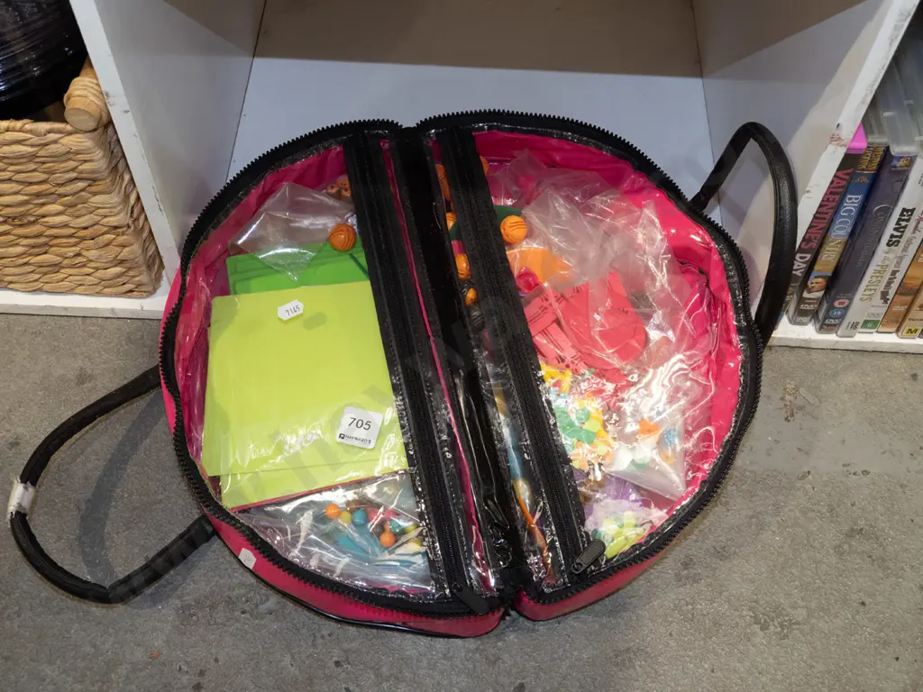 vinyl bag, various plastic beads etc Image 1++