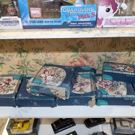 assorted as new floral wall tiles