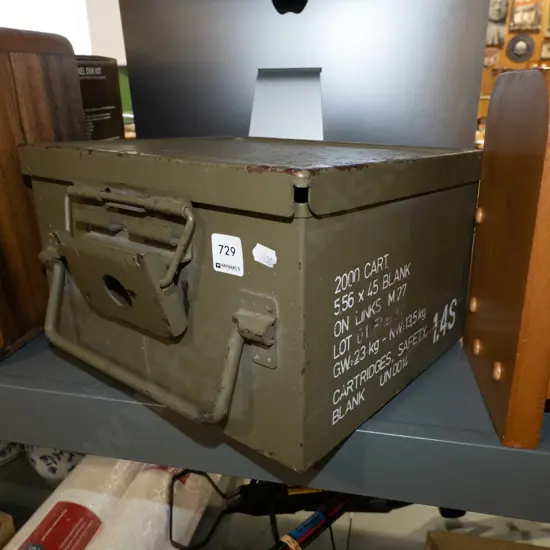 small ammunition tin 