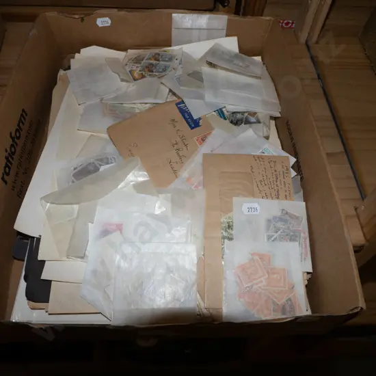 box of stamps