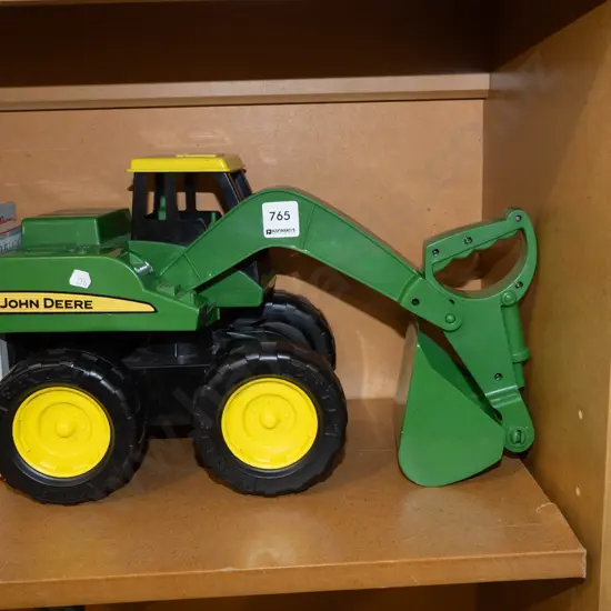 plastic toy John Deer loader