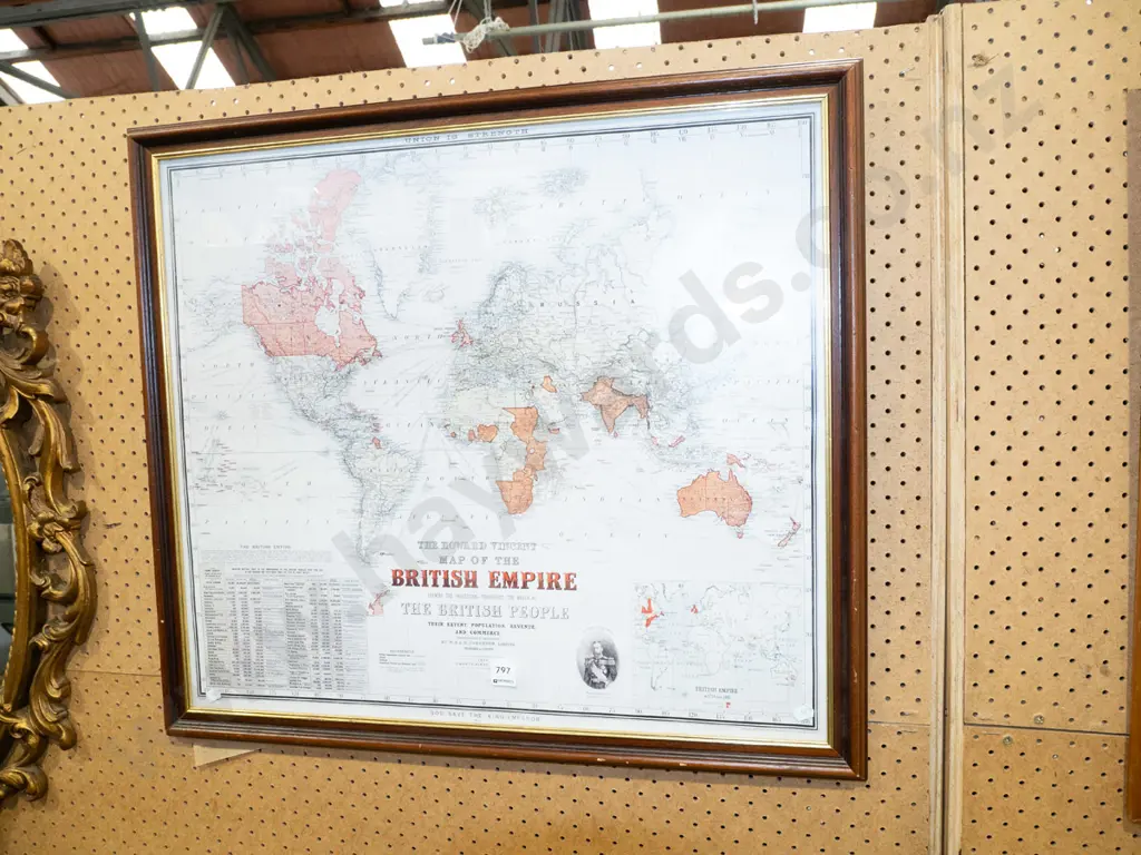 framed map - British Empire Image 1++