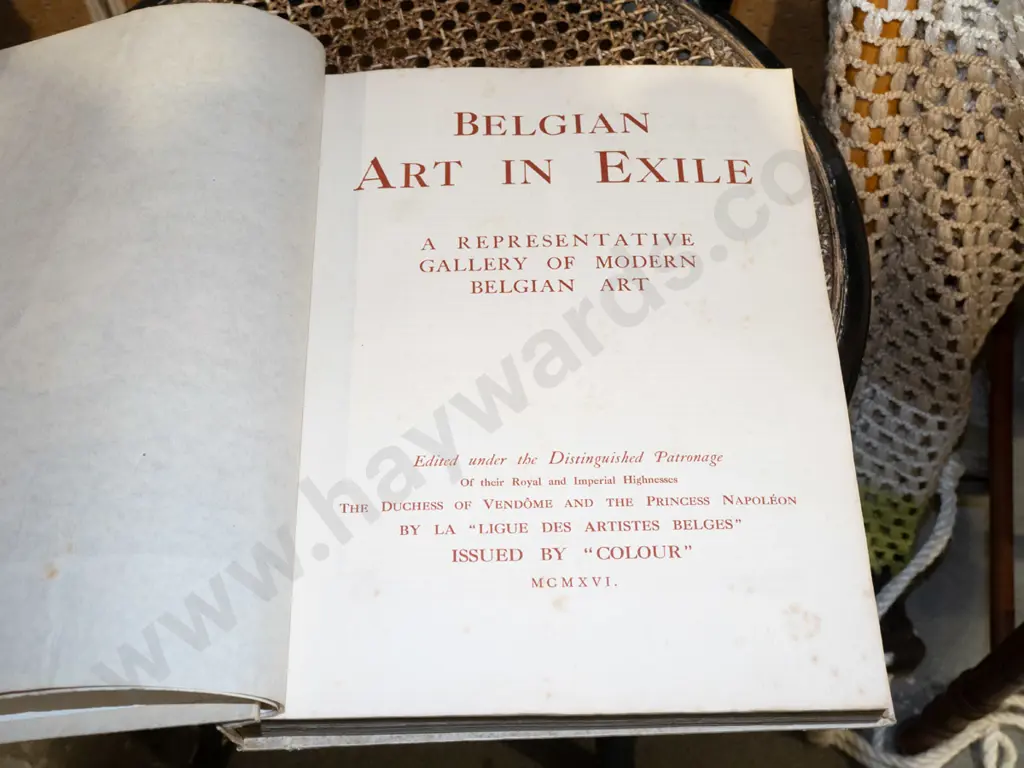 book; Belgian Art in Exile Image 1++