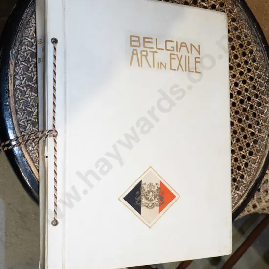 book; Belgian Art in Exile