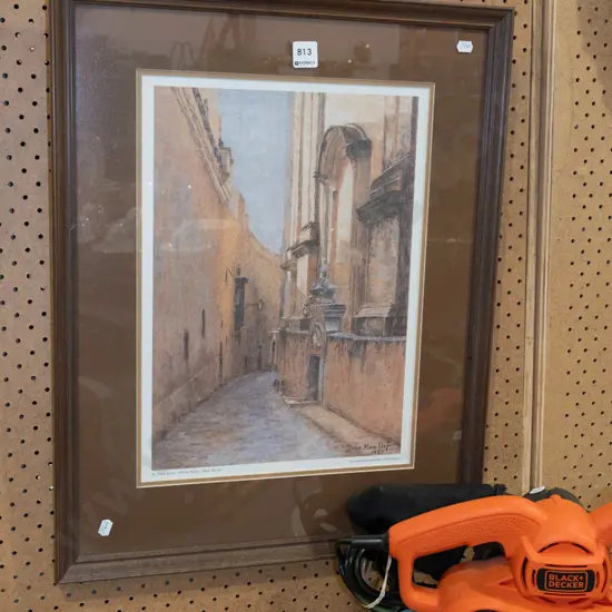 framed print - St Peters Street