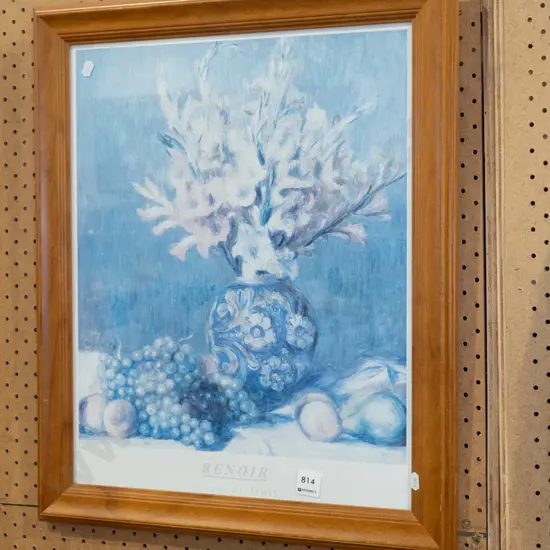 framed Renoir print