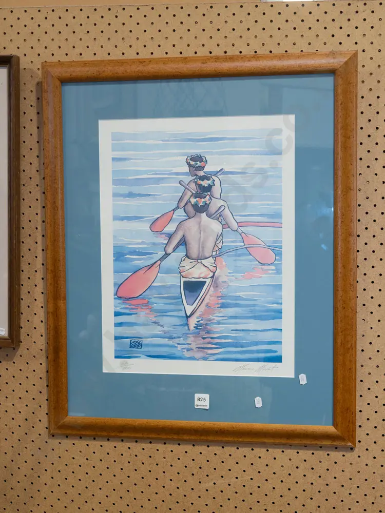 framed ltd edition print - outrigger Image 1++