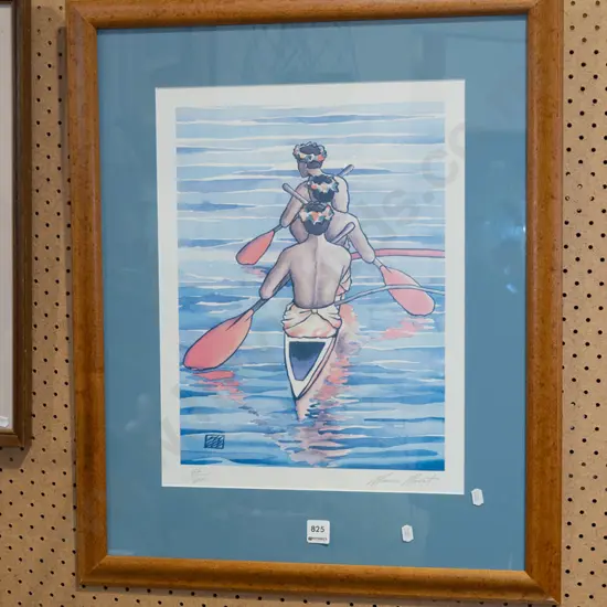 framed ltd edition print - outrigger