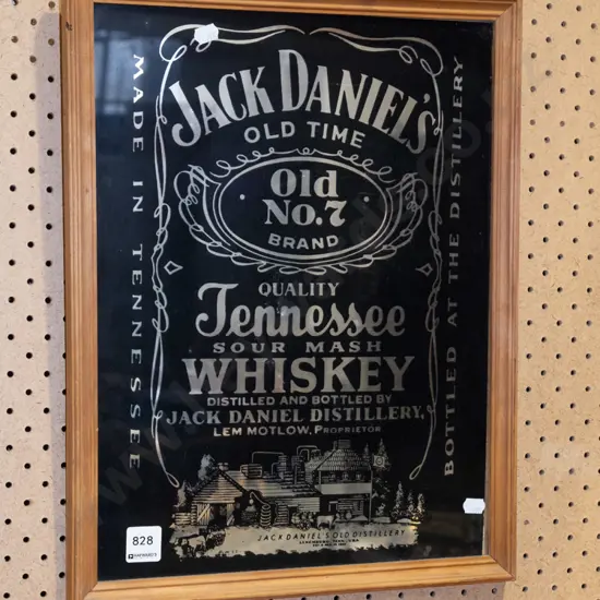 Jack Daniels advertising mirror