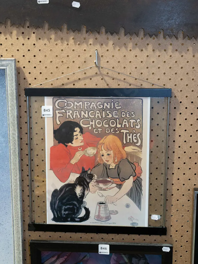 French themed chocolate print Image 1++
