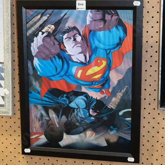 Superman holographic print