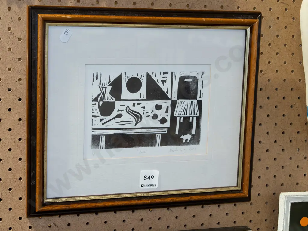 small framed ltd edition print - attic Image 1++