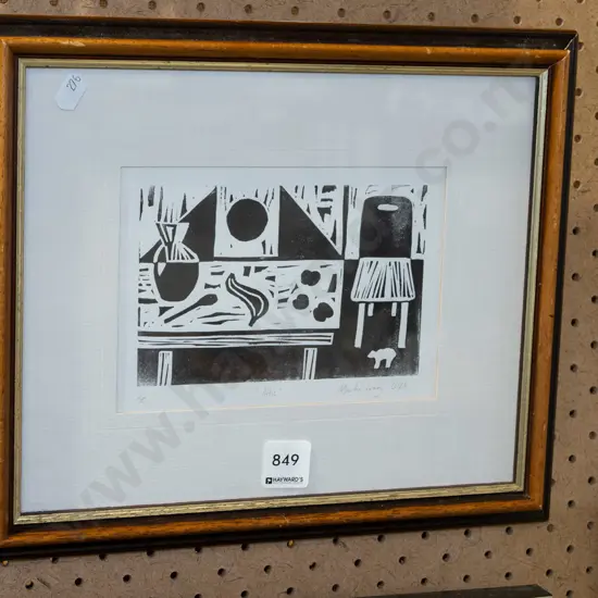 small framed ltd edition print - attic