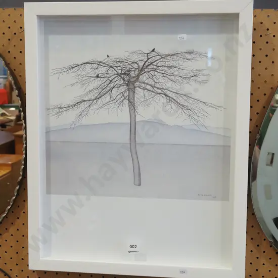 framed Rita Angus print