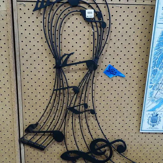 metal musical themed wall art