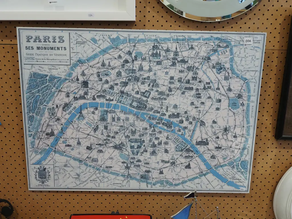 Paris print on board Image 1++
