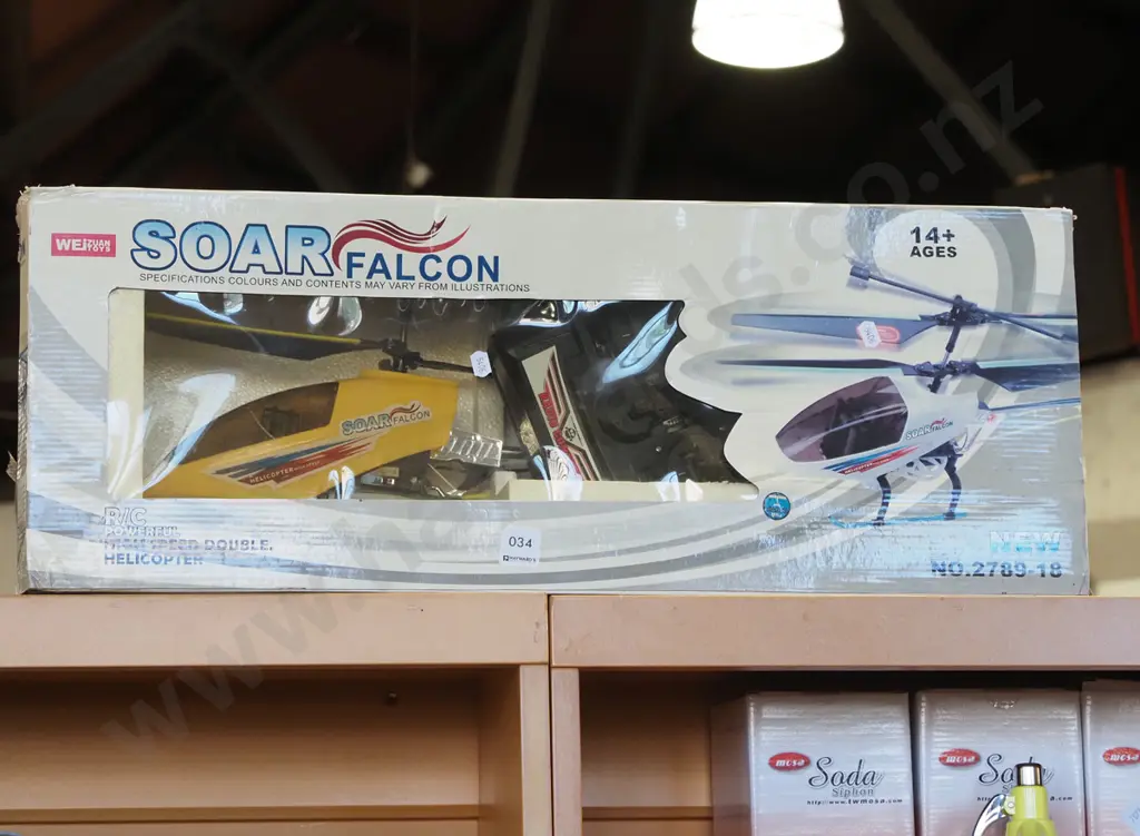 boxed Soar Falcon remote control helicopter Image 1++