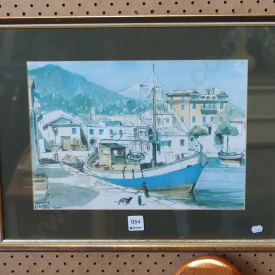 framed print - fishing boat
