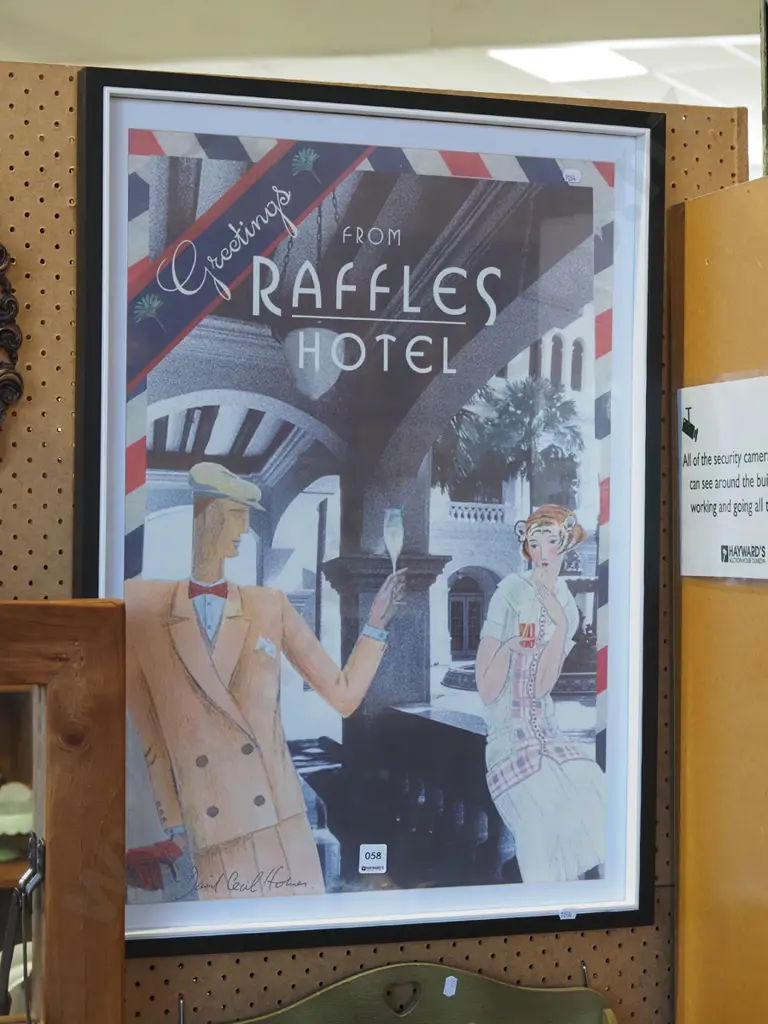 digital Raffles Hotel print Image 1++