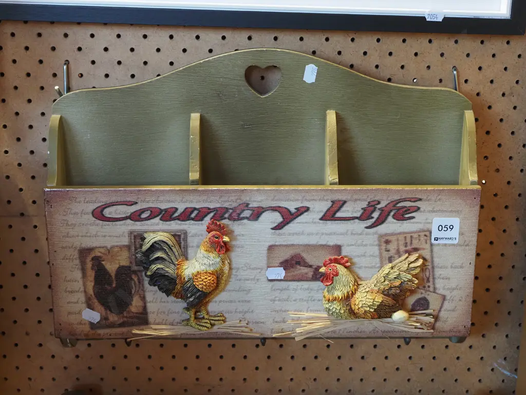 wall mounted wooden letter rack Image 1++