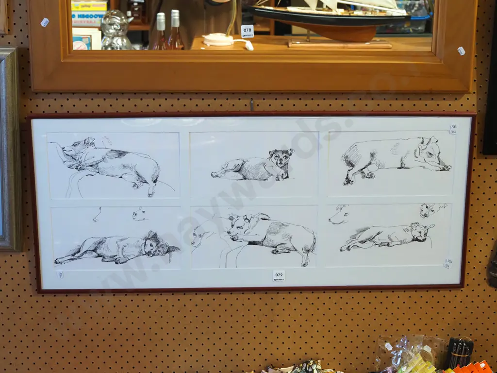framed print - dog Image 1++