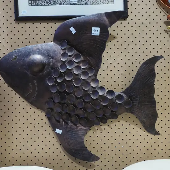 metal wall  art - fish