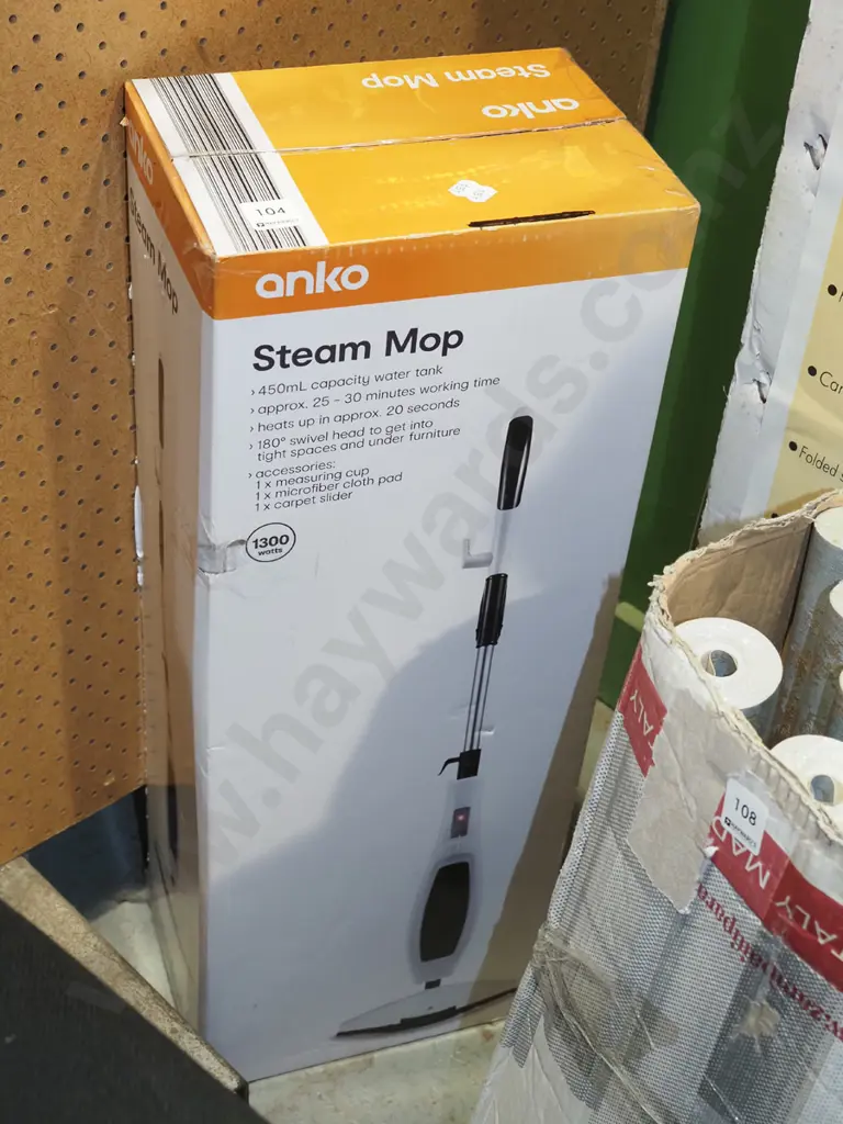 boxed Anko steam mop Image 1++