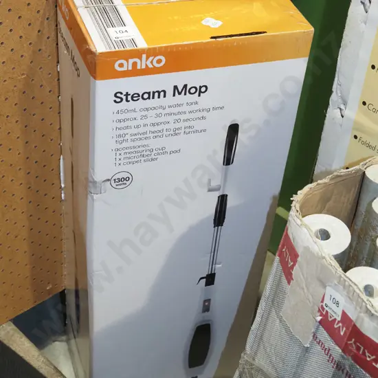 boxed Anko steam mop