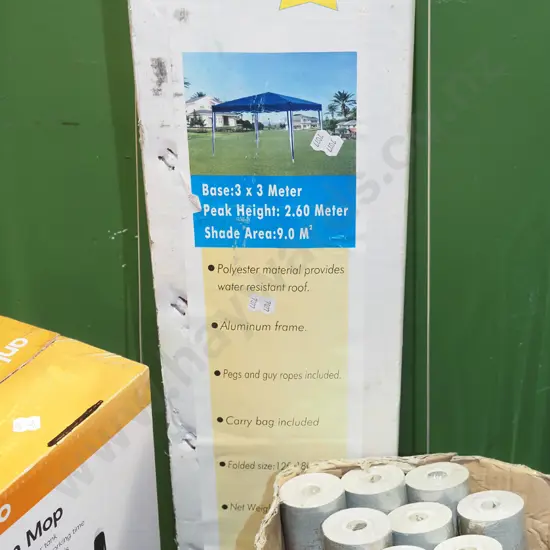 boxed Super Gear gazebo