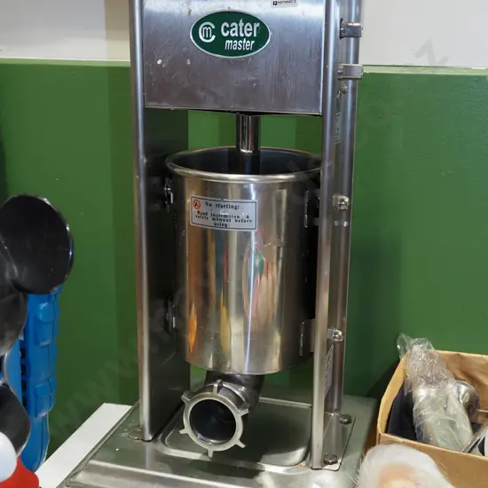 Cater Master vertical sausage maker and attachments