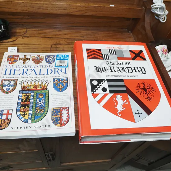2x heraldry books