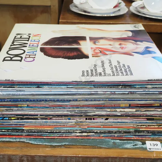 LPs; Pink Floyd, Bowie etc