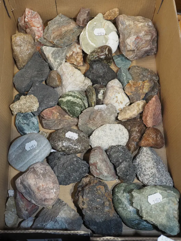 box of geological samples Image 1++