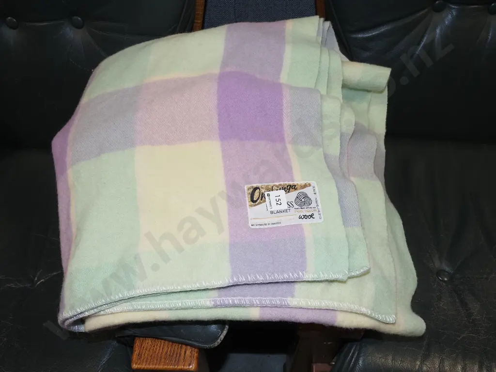 Onehunga  Princess woollen blanket Image 1++
