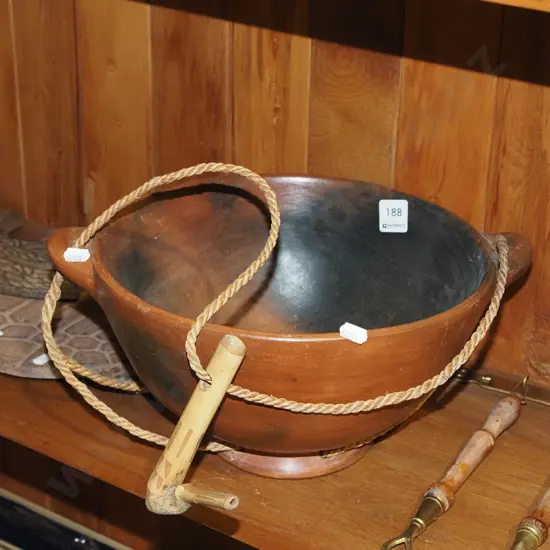 Earthern Ware hanging footed jardiere