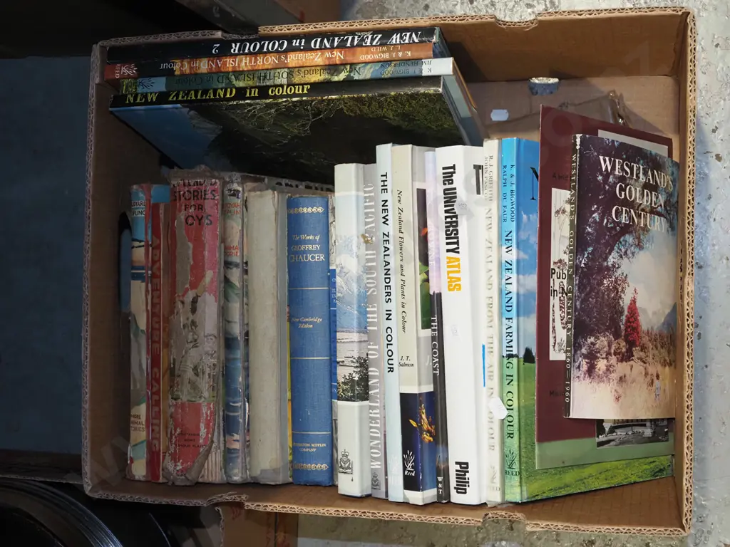 box; NZ and other books Image 1++