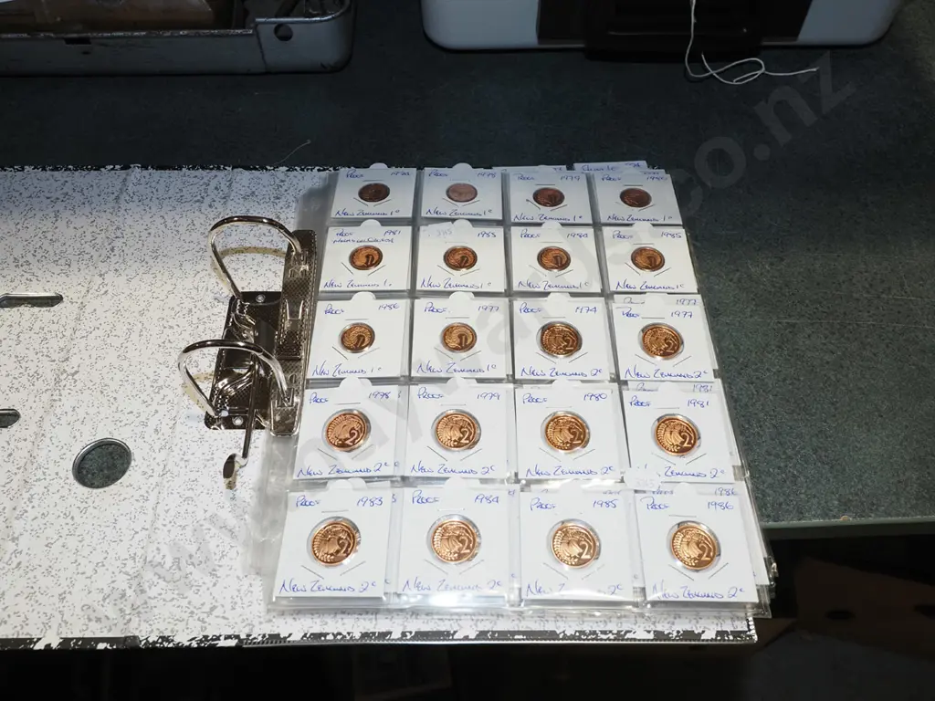 coin collection in folder Image 1++