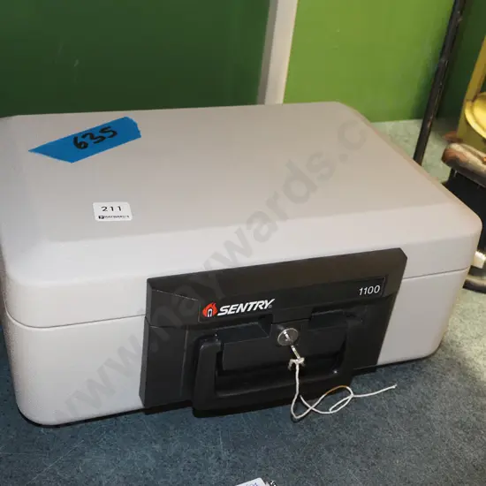 Sentry lock box - key in office