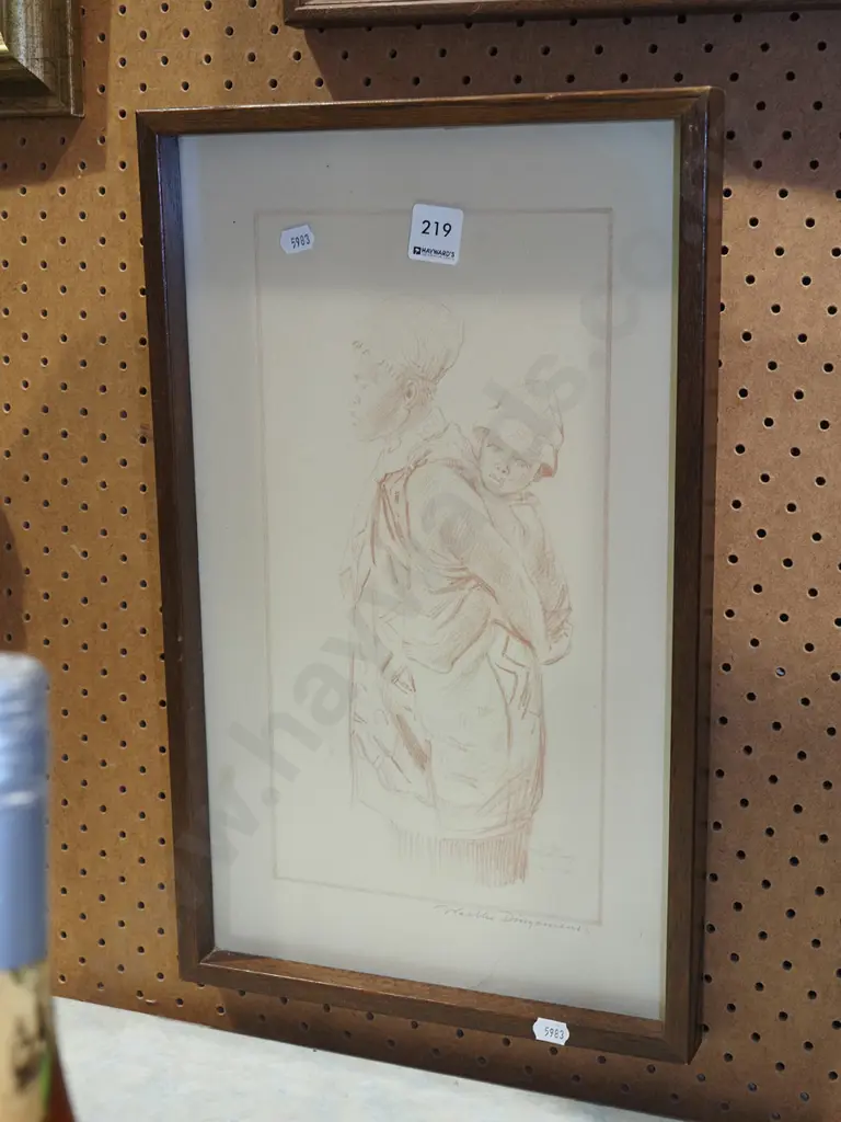 framed print - mother and child Image 1++