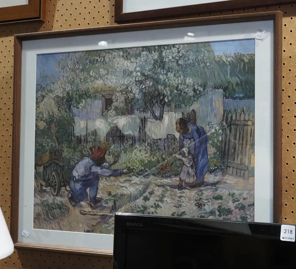 framed van Gogh print - First Steps Image 1++