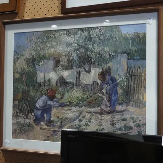 framed van Gogh print - First Steps
