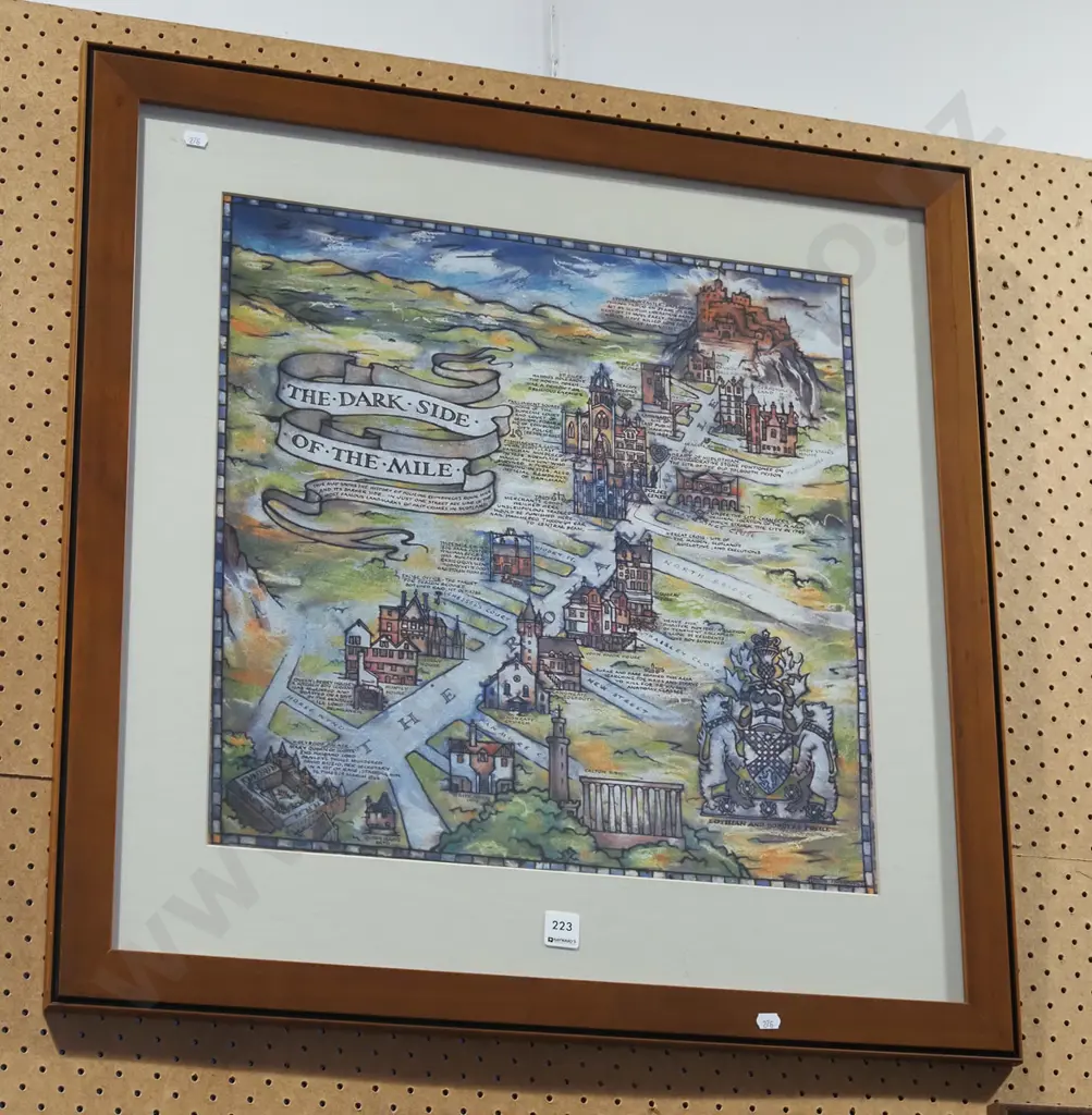 framed Lothian and Boarders police print Image 1++