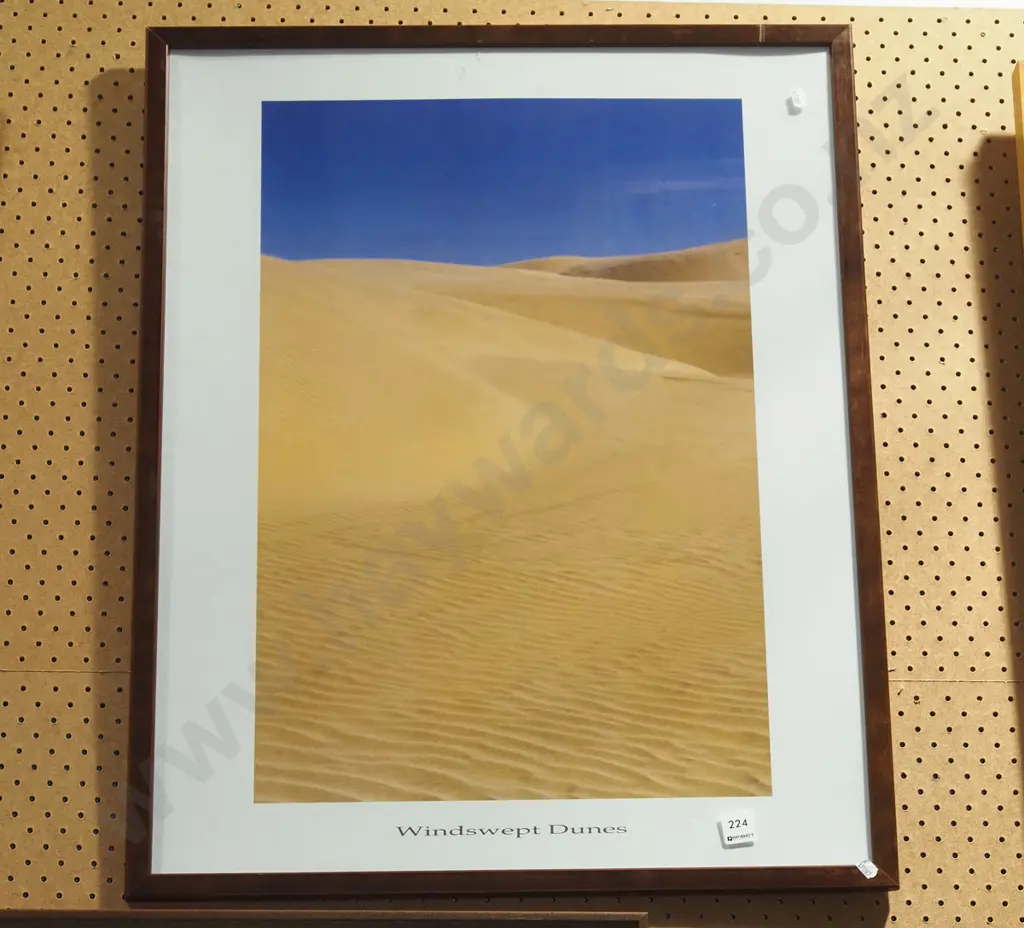 framed poster print - wind swept dunes Image 1++