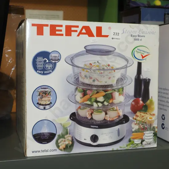 boxed Tefal steamer