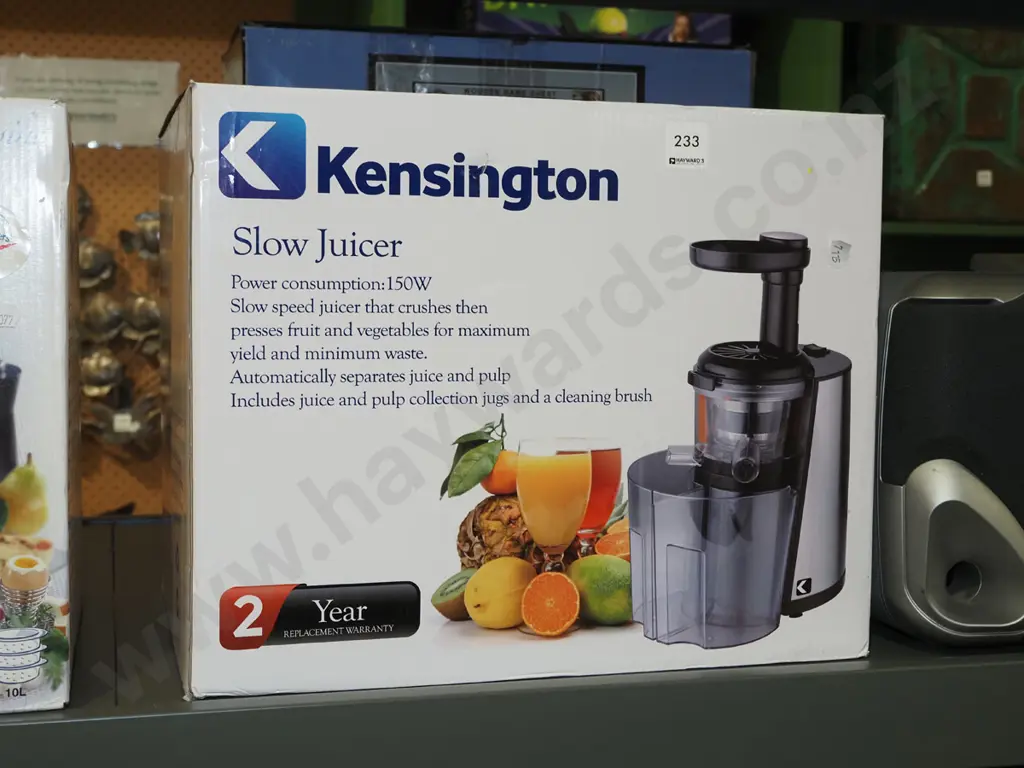 boxed Kensington Slow Juicer Image 1++