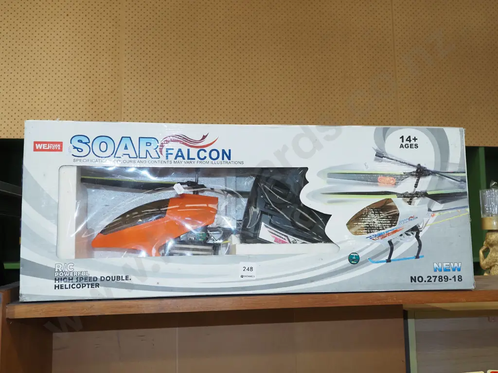 boxed Soar Falcon radio control helicopter Image 1++