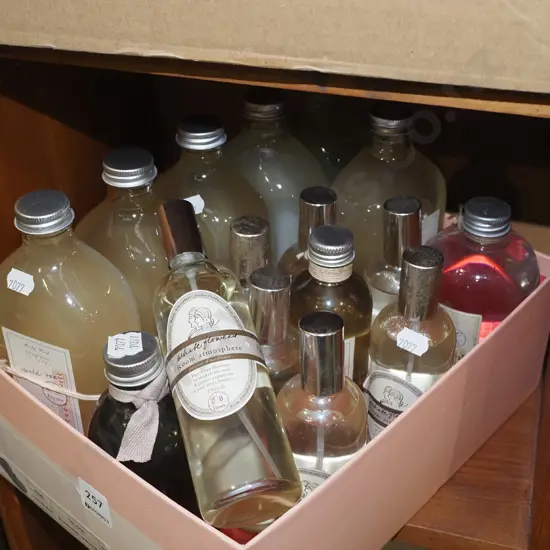 box; body wash, air fresheners