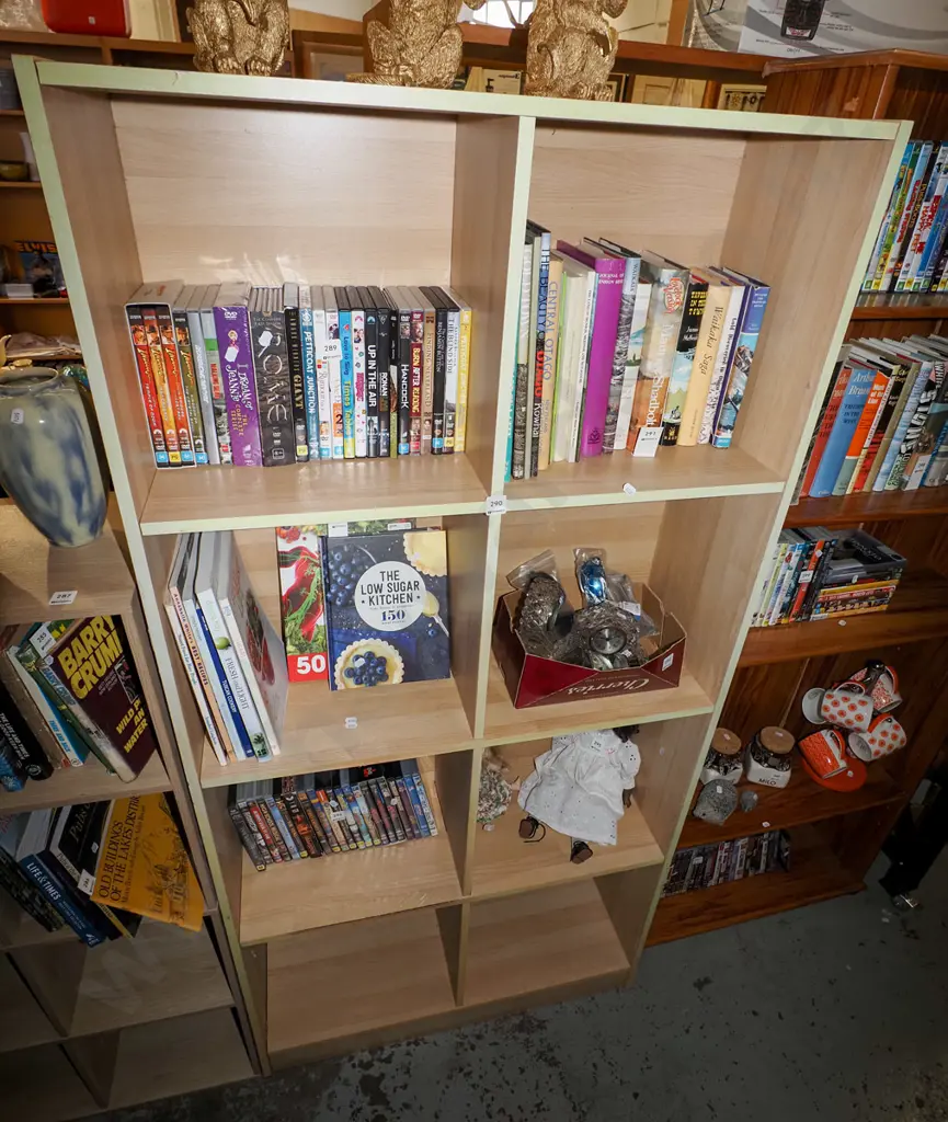 mdf faux veneer bookcase H1735 W825 D280 Image 1++